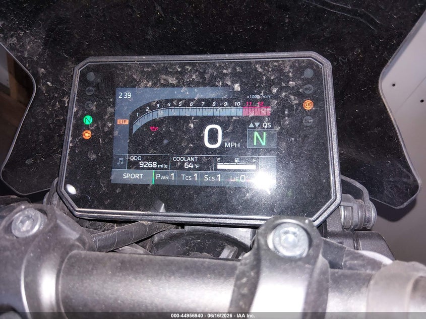 2024 Yamaha Mt09 VIN: JYARN94E7RA001846 Lot: 44956940