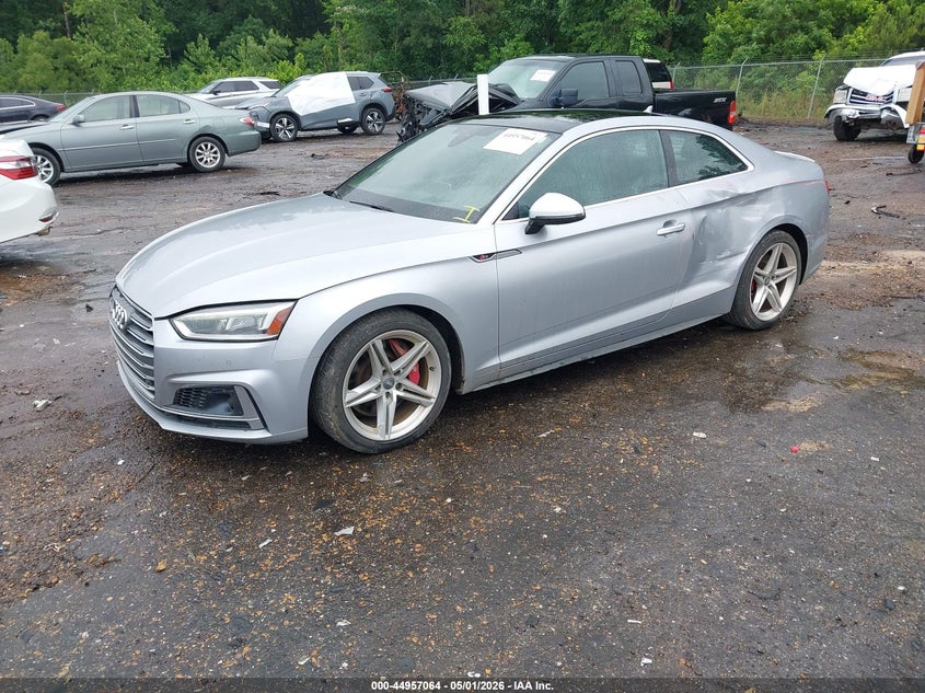 Vin: waur4af55ja009547, lot: 45454464, audi s5 3.0t premium plus 20182