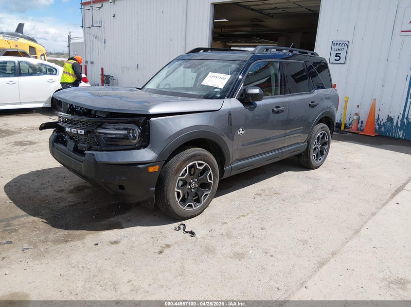 Vin: 3fmcr9cn8tre27490, lot: 45454501, ford bronco sport outer banks 20262