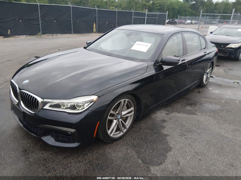 Vin: wba7f2c51gg415486, lot: 45454531, bmw 750i xdrive 20162