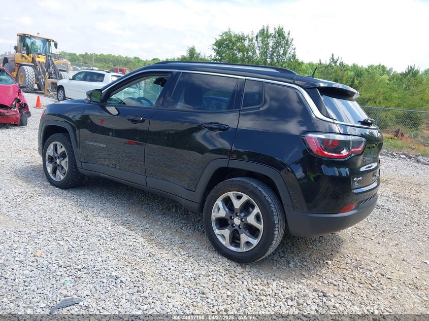 Vin: 3c4njdcb6jt333833, lot: 45454596, jeep compass limited 4x4 20183