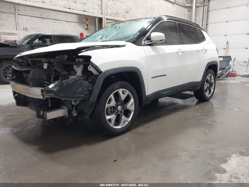 Vin: 3c4njdcb3jt396825, lot: 45454771, jeep compass limited 4x4 20182
