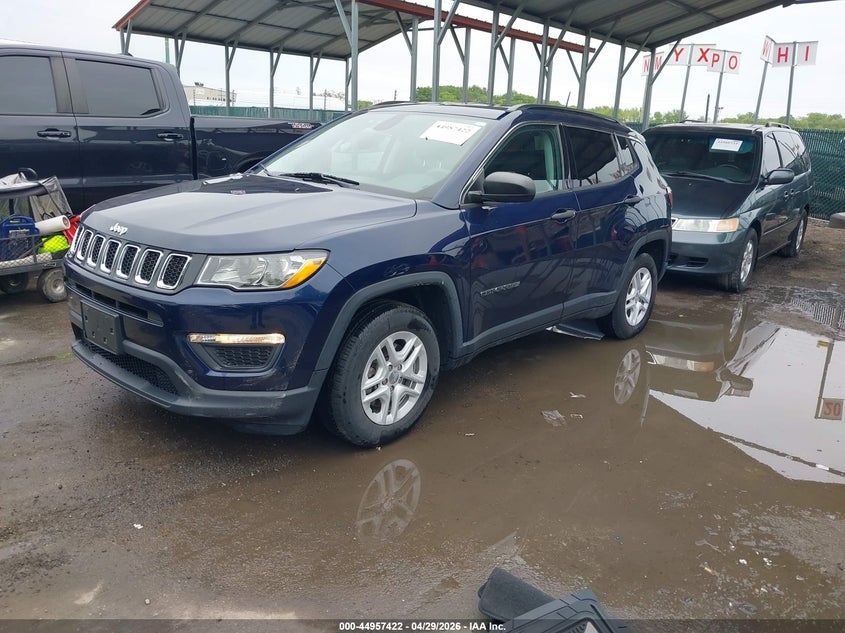 Vin: 3c4njcab5lt102504, lot: 45454823, jeep compass sport fwd 20202