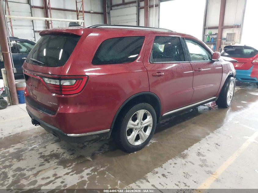 Vin: 1c4rdjdg2ec592807, lot: 45454945, dodge durango limited 20144