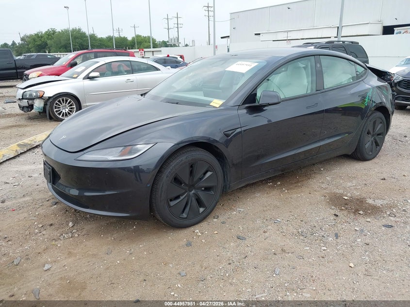Vin: 5yj3e1ea0sf053887, lot: 45455352, tesla model 3 long range rear-wheel drive/standard rear-wheel drive 20252
