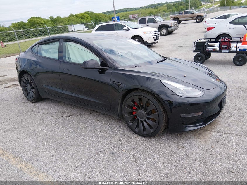 Vin: 5yj3e1ec5pf427807, lot: 45455432, tesla model 3 performance dual motor all-wheel drive 2023 img_1