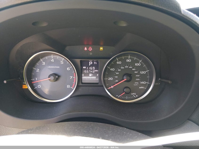 SUBARU XV CROSSTREK 2013 VIN JF2GPAKCXDH857765