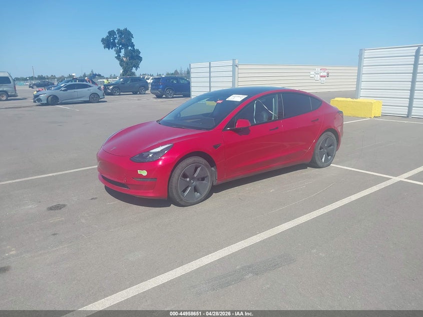 Vin: 5yj3e1ea3nf199494, lot: 45456052, tesla model 3 rear-wheel drive 20222