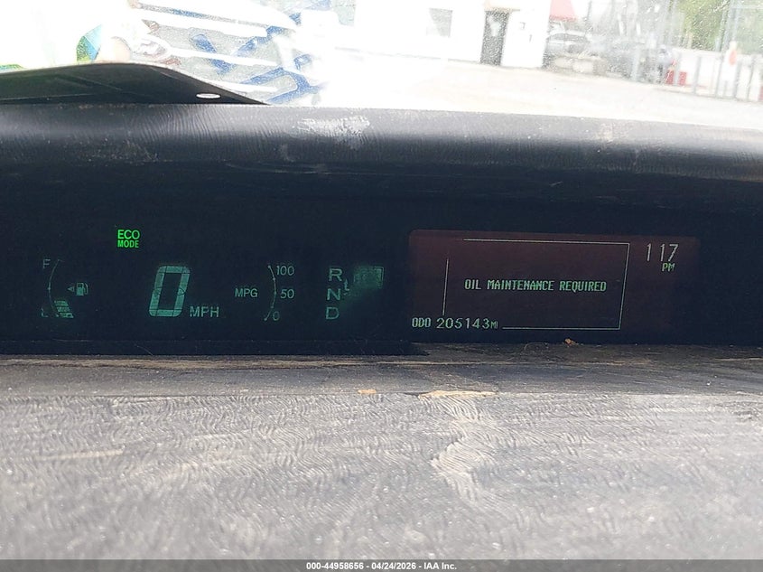 2011 TOYOTA PRIUS HATCHBACK 1.8L I-4 DOHC, VVT, 98HP