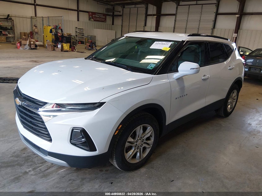 VIN 3GNKBCRS4LS637910 2020 CHEVROLET BLAZER FWD 2LT
