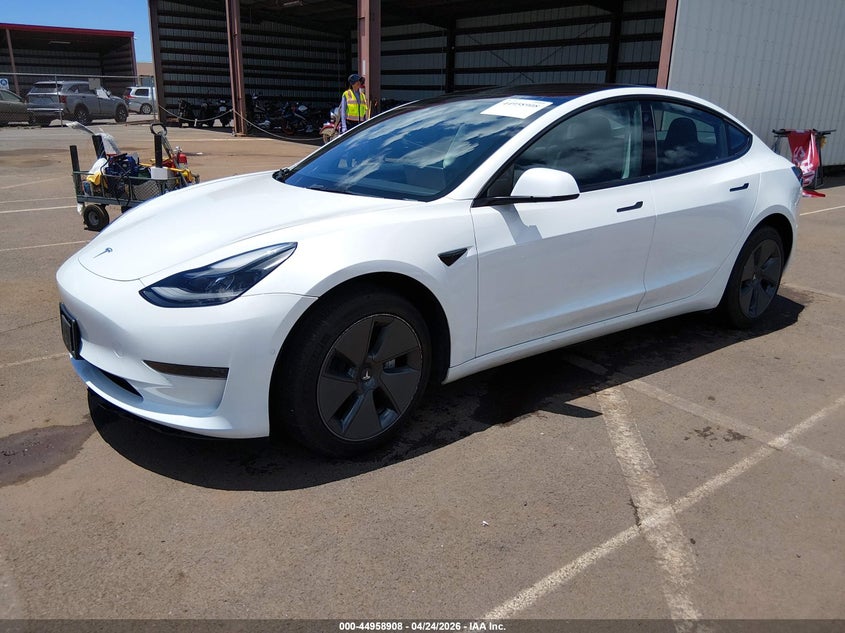 Vin: 5yj3e1ea3nf120745, lot: 45456309, tesla model 3 rear-wheel drive 20222