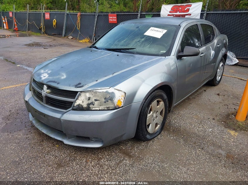 2010 Dodge Avenger 2.4 Sxt blue Lot 111044958915 Vin 1B3CC4FBXAN191422