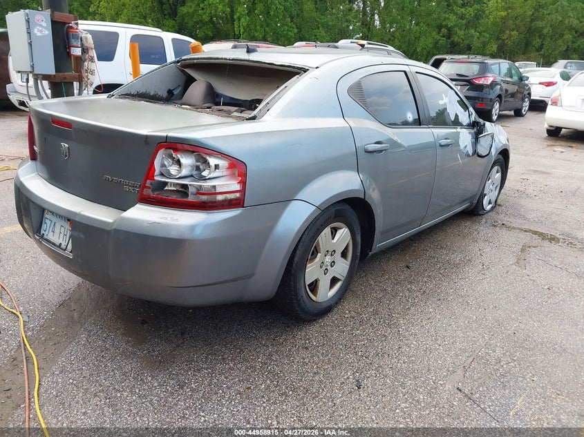 2010 Dodge Avenger 2.4 Sxt blue Lot 111044958915 Vin 1B3CC4FBXAN191422
