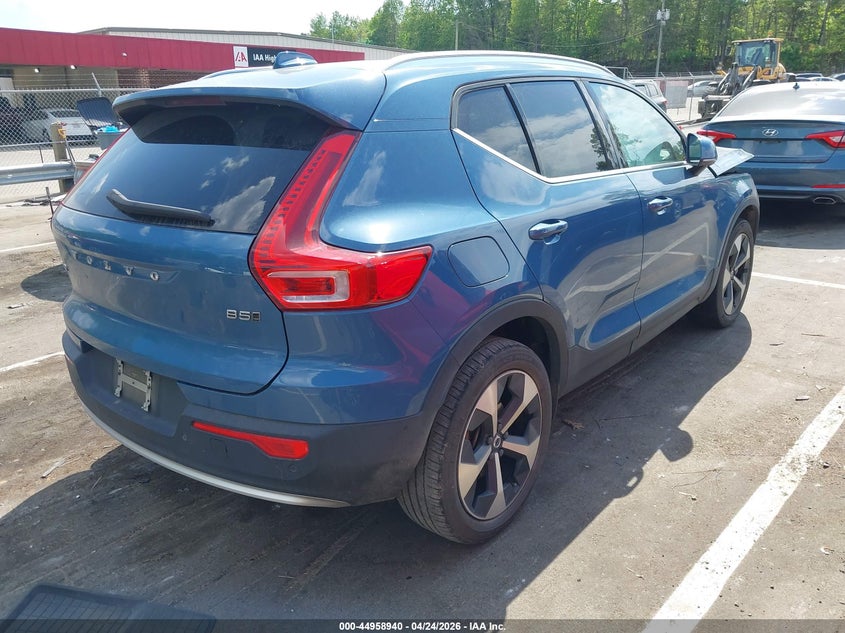 Vin: yv4l12ue3r2303719, lot: 45456340, volvo xc40 b5 plus bright theme 20244