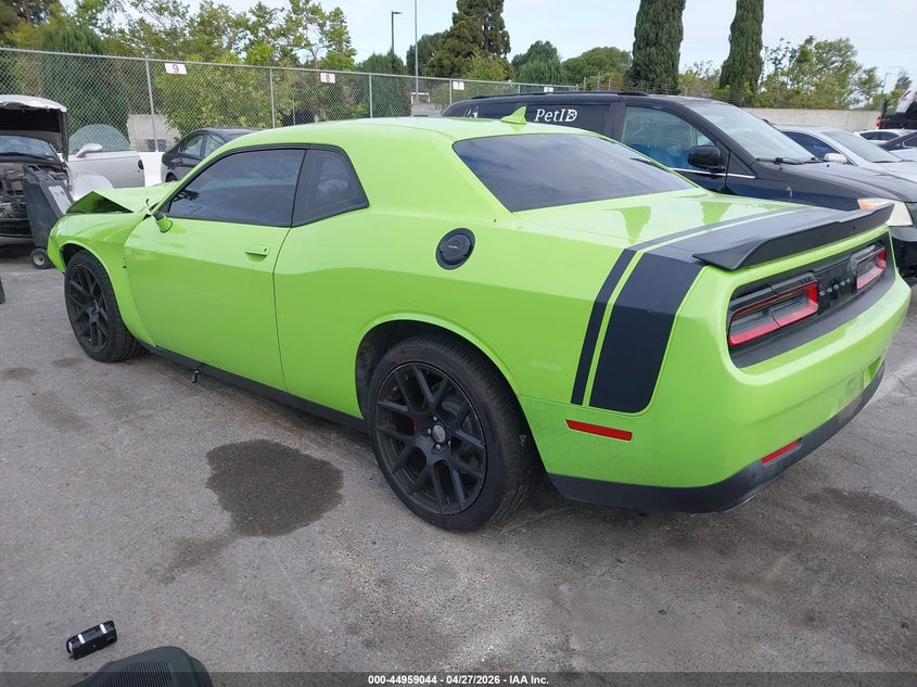 Vin: 2c3cdzfj8fh714229, lot: 45456445, dodge challenger r/t scat pack 20153
