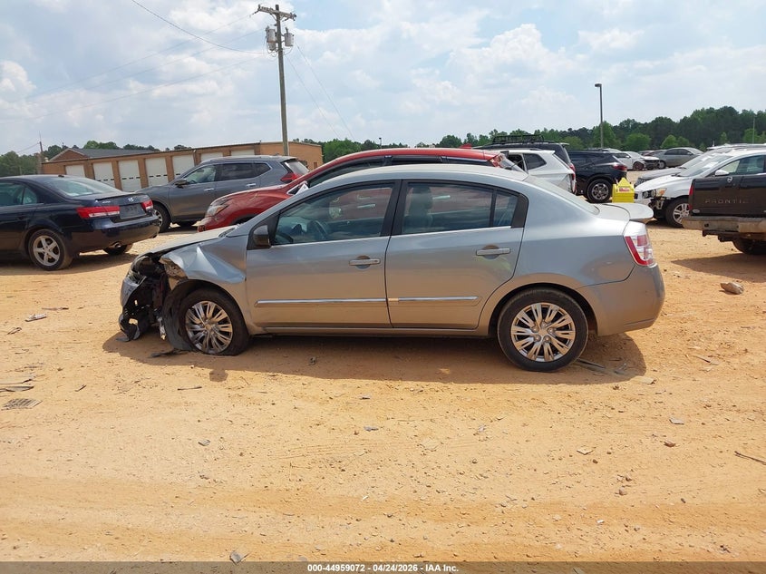 2012 Nissan Sentra 2.0 2.0 S grey Lot 111044959072 Vin 3N1AB6AP5CL757080