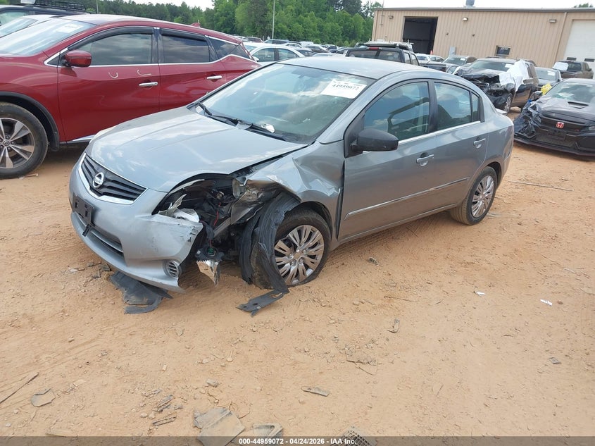 2012 Nissan Sentra 2.0 2.0 S grey Lot 111044959072 Vin 3N1AB6AP5CL757080