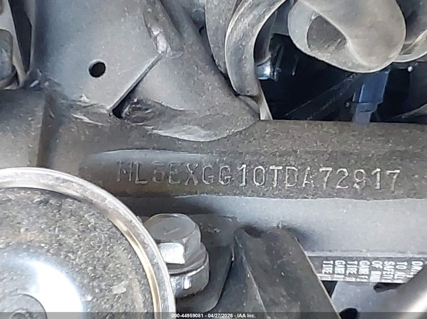 2026 Kawasaki Ex500 VIN: ML5EXGG10TDA72917 Lot: 44959081