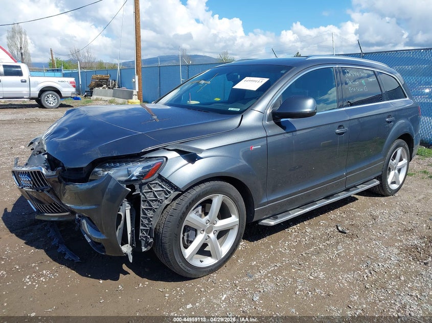 Vin: wa1dgafe0bd004402, lot: 45456514, audi q7 3.0t s line prestige 20112