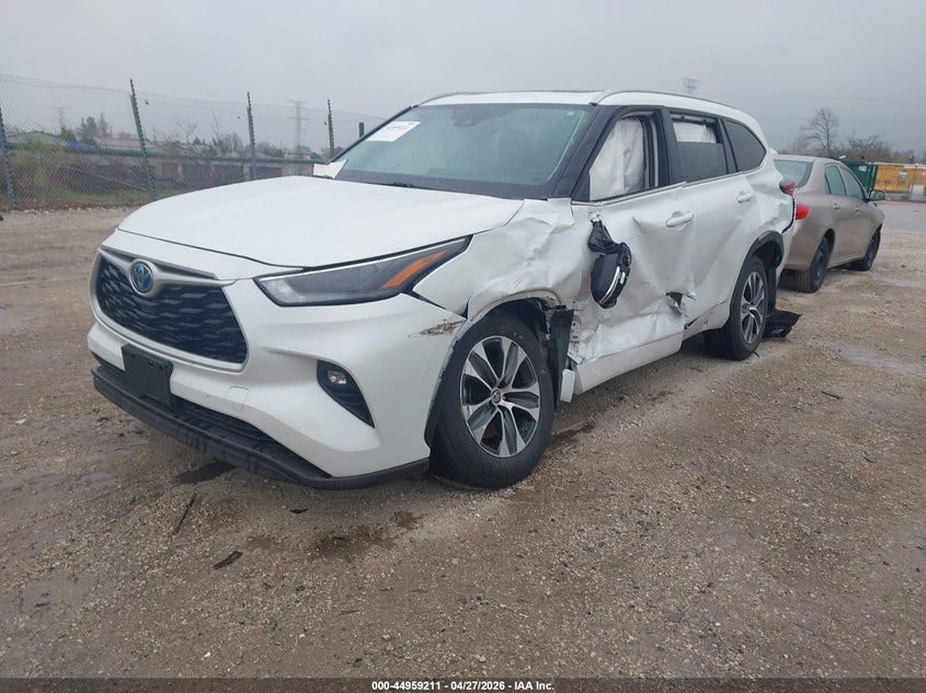 Vin: 5tdgbrch1ns556157, lot: 45456612, toyota highlander hybrid xle 20222