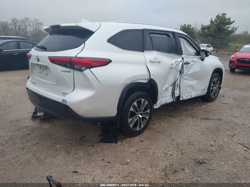 Vin: 5tdgbrch1ns556157, lot: 45456612, toyota highlander hybrid xle 20224