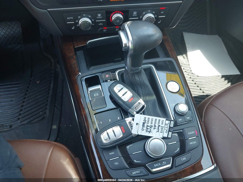 2013 Audi A6 2.0T Premium VIN: WAUGFAFC0DN147834 Lot: 44959384