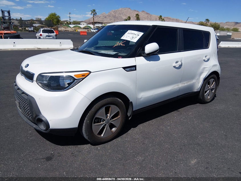 Vin: kndjn2a2xg7356572, lot: 45456879, kia soul 20162
