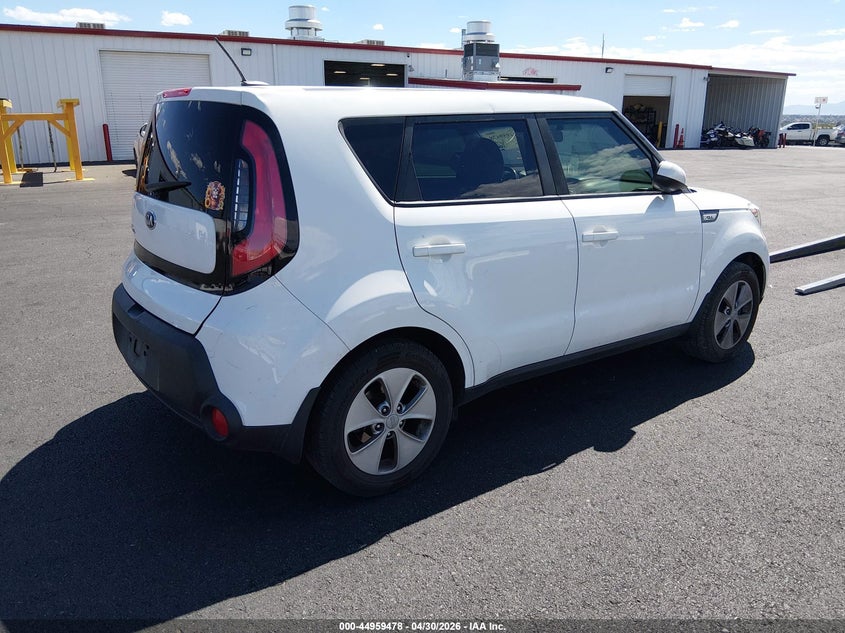 Vin: kndjn2a2xg7356572, lot: 45456879, kia soul 20164