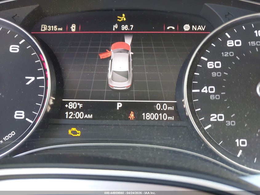 2012 Audi A7 Premium VIN: WAU2GAFC5CN039134 Lot: 44959560