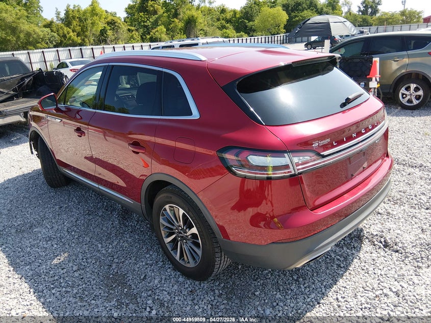 LINCOLN NAUTILUS 2019 VIN 2LMPJ6K97KBL21223