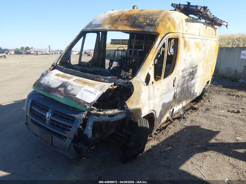 Vin: 3c6trvdg8he513868, lot: 45457273, ram promaster 2500 high roof 159 wb 20172