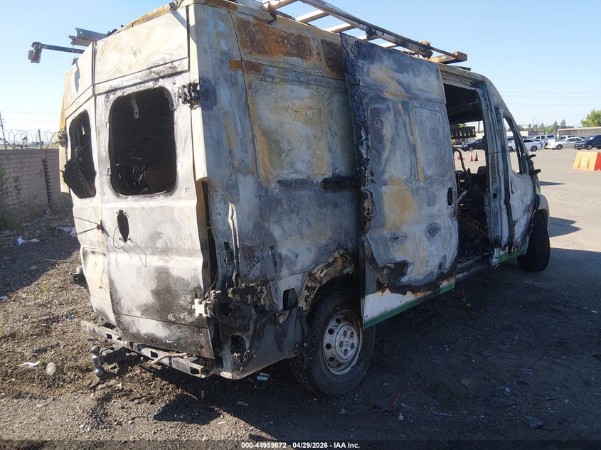 Vin: 3c6trvdg8he513868, lot: 45457273, ram promaster 2500 high roof 159 wb 20174