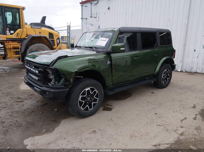 2023 FORD BRONCO SPORT UTILITY VEHICLE 2.7L V-6 DI, DOHC, VVT, TURBO, 315HP