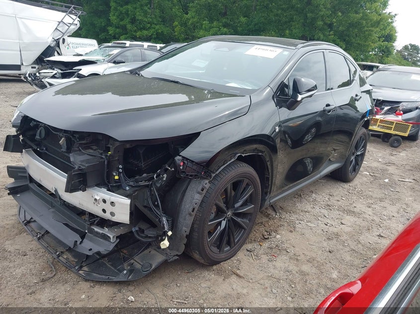 Vin: jtjkkcfz7s2061084, lot: 45457706, lexus nx 450h+ f sport handling 20252