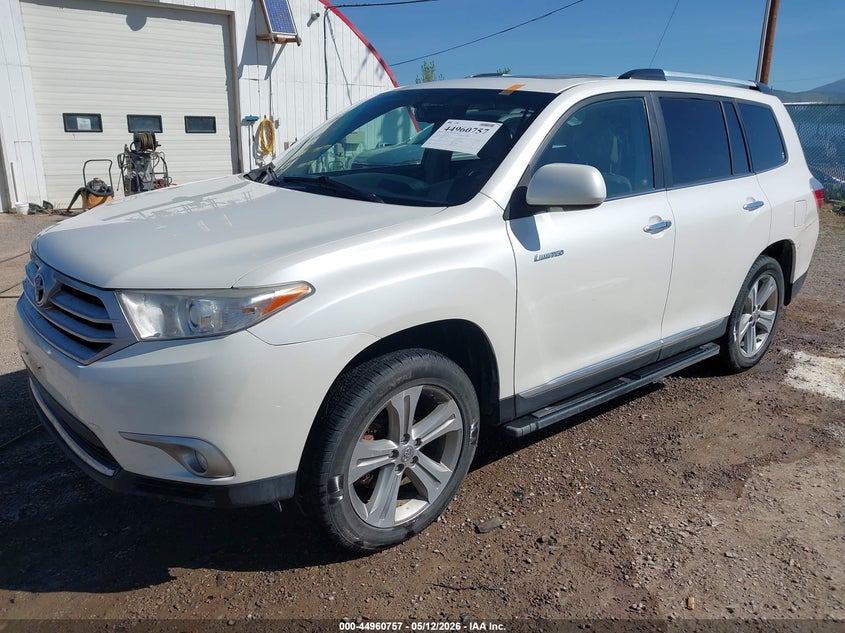Vin: 5tddk3eh4ds275627, lot: 45458157, toyota highlander limited v6 20132