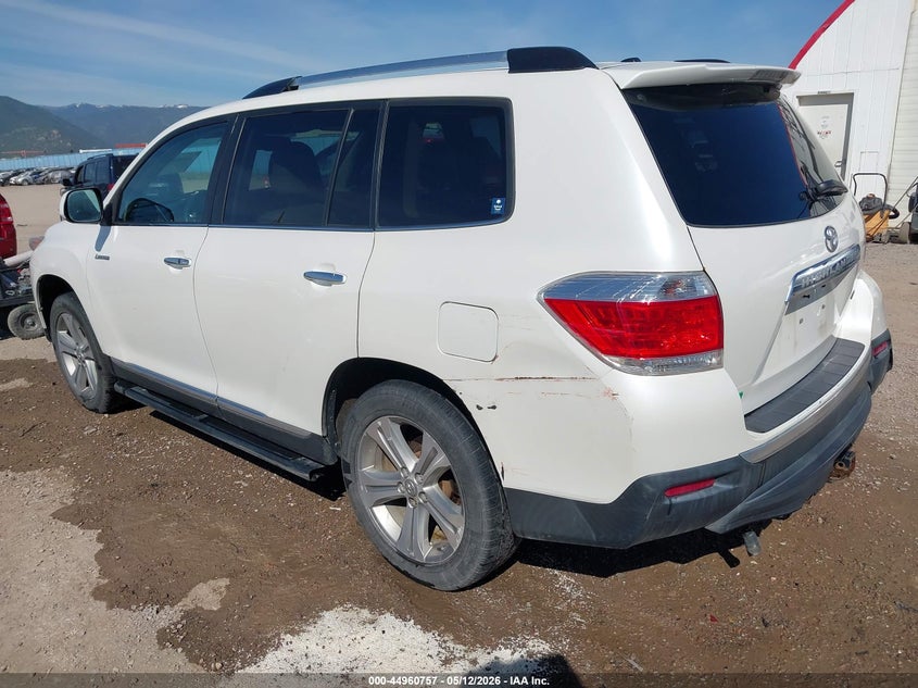 Vin: 5tddk3eh4ds275627, lot: 45458157, toyota highlander limited v6 20133