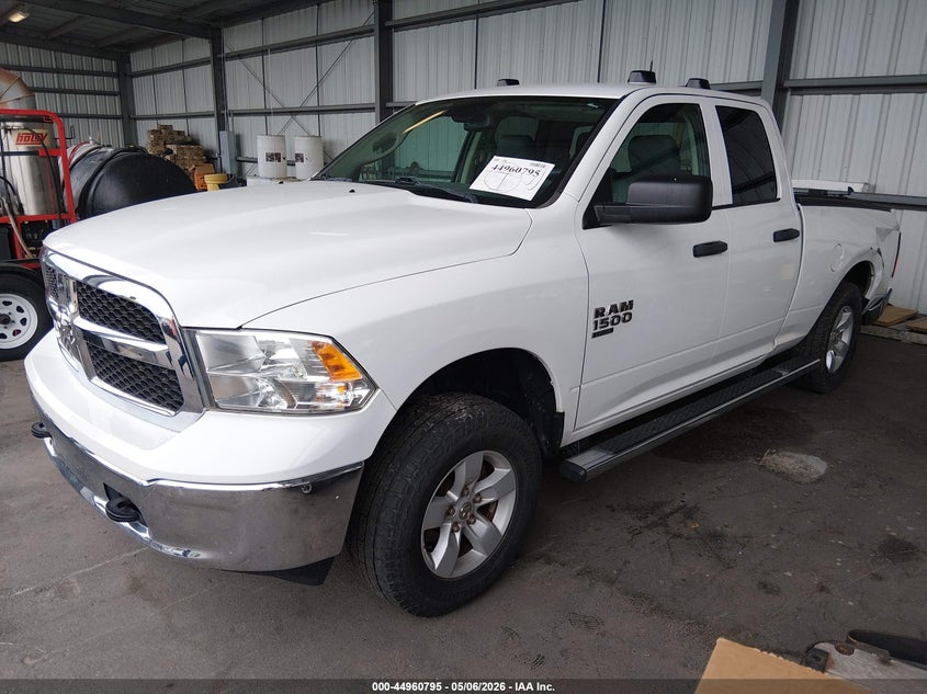 Vin: 1c6rr7fg8ks656763, lot: 45458196, ram 1500 classic tradesman  4x4 6'4 box 20192