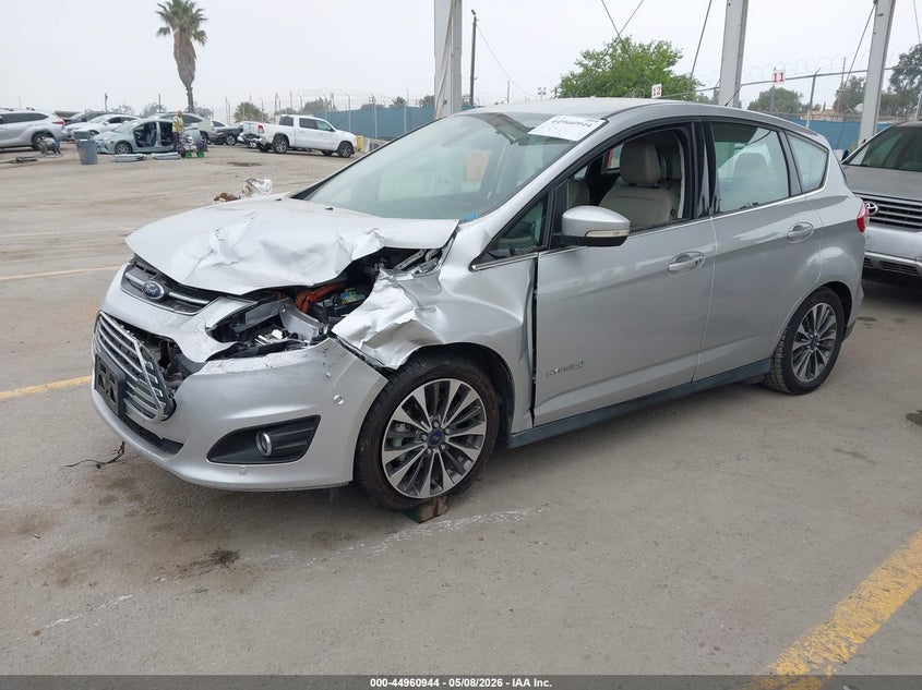 Vin: 1fadp5du5jl103881, lot: 45458345, ford c-max hybrid titanium 20182