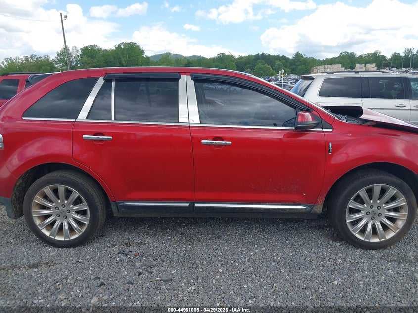2012 Lincoln Mkx 3.7 red Lot 111044961005 Vin 2LMDJ6JK1CBL10615