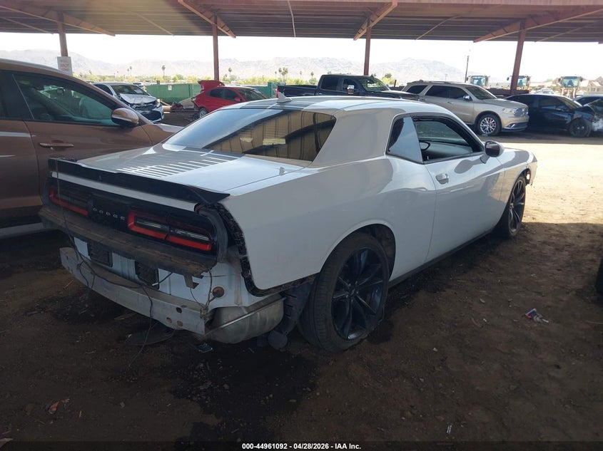 Vin: 2c3cdzag0hh618271, lot: 45458493, dodge challenger sxt plus 20174