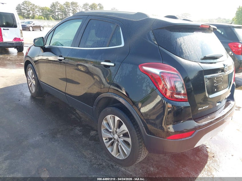Vin: kl4cjasb8hb007268, lot: 45458731, buick encore preferred 20173