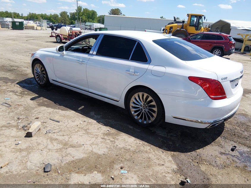 Vin: kmhg54jh4ju042026, lot: 45459159, genesis g90 5.0 ultimate 20183