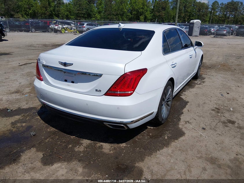 Vin: kmhg54jh4ju042026, lot: 45459159, genesis g90 5.0 ultimate 20184
