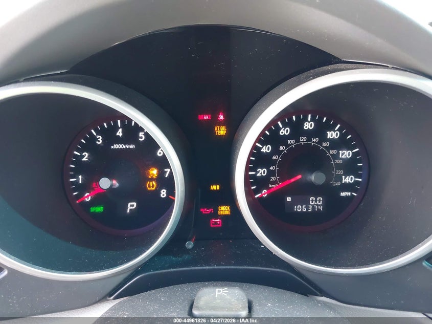 2012 Subaru Tribeca 3.6R Limited VIN: 4S4WX9KD6C4400180 Lot: 44961826