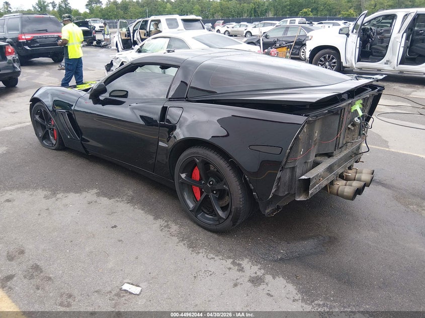 Vin: 1g1yr2dw6d5106358, lot: 45459465, chevrolet corvette grand sport 20133