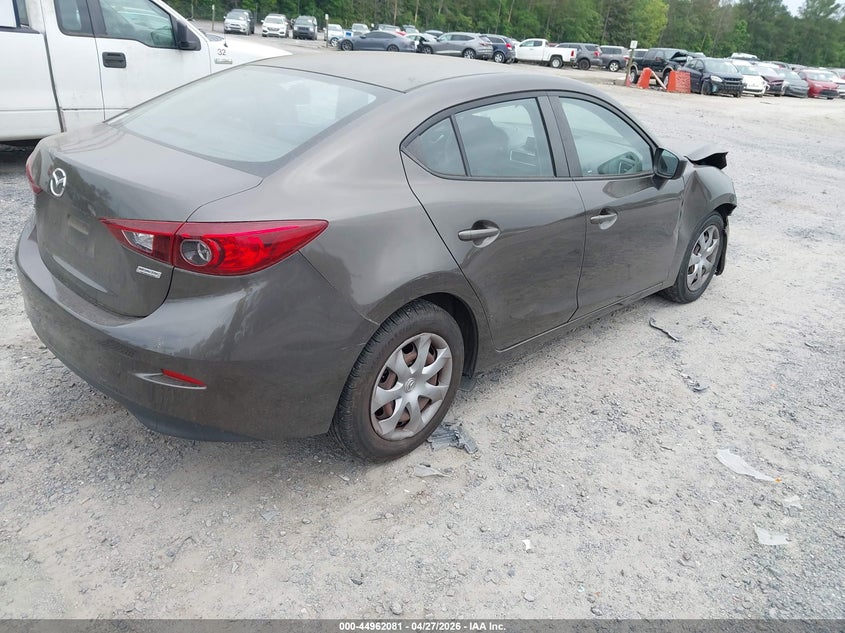 Vin: jm1bm1t70e1186121, lot: 45459502, mazda mazda3 i sv 20144