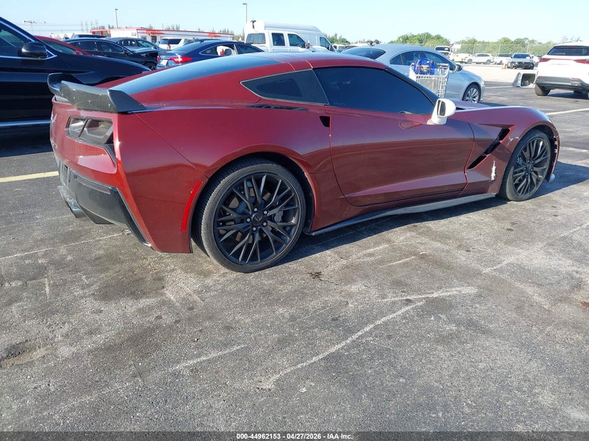 Vin: 1g1yf2d72h5109717, lot: 45459574, chevrolet corvette stingray 20174