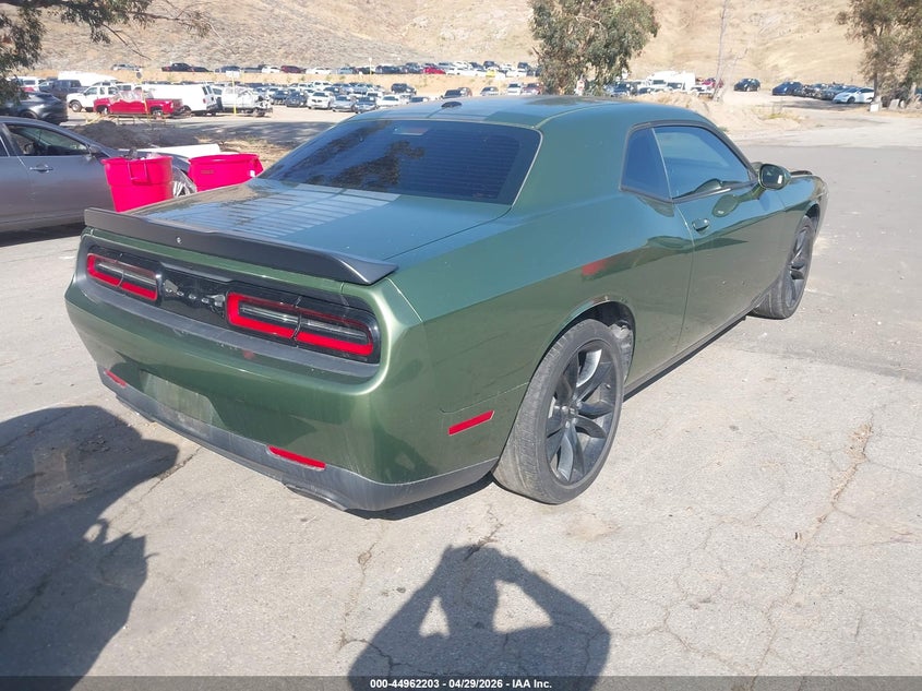 Vin: 2c3cdzag7jh287355, lot: 45459623, dodge challenger sxt 20184