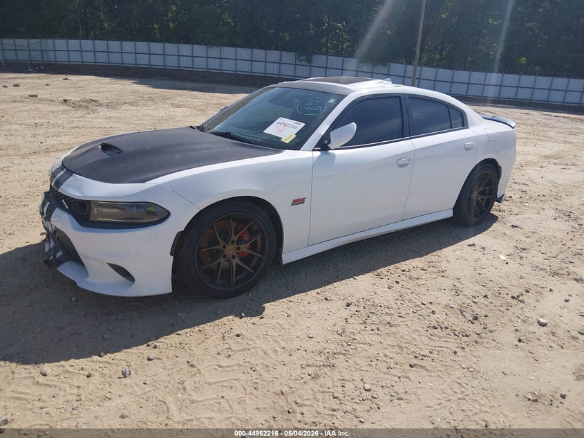 Vin: 2c3cdxgj9hh600343, lot: 45459637, dodge charger r/t scat pack rwd 20172