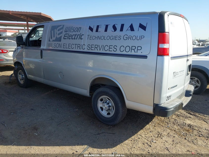 Vin: 1gcwgafpxm1201307, lot: 45459677, chevrolet express cargo rwd 2500 regular wheelbase wt 20213